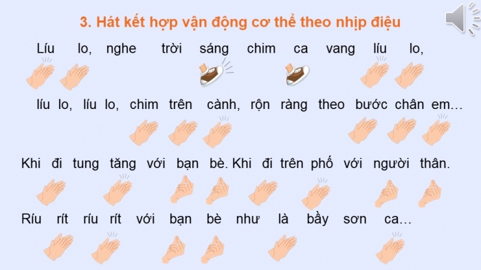 Giáo án điện tử Âm nhạc 5 kết nối Tiết 3: Ôn bài hát Chim sơn ca, Thường thức âm nhạc Một số hình thức biểu diễn nhạc cụ