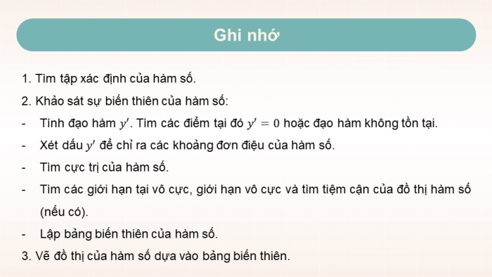 Giáo án điện tử Toán 12 kết nối Bài 4: Khảo sát sự biến thiên và vẽ đồ thị của hàm số