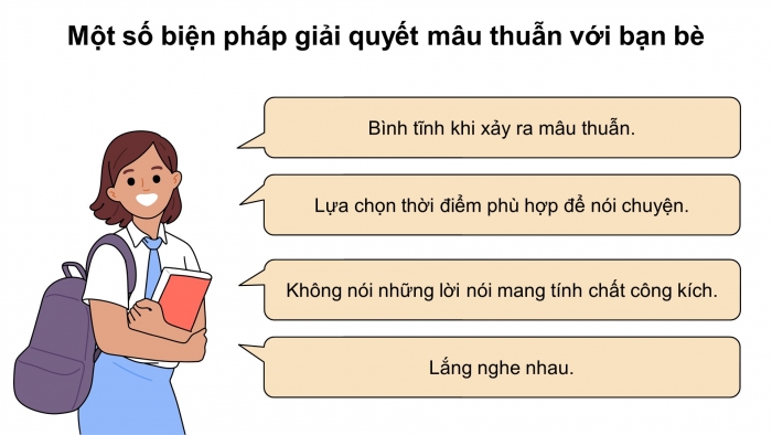 Giáo án điện tử Hoạt động trải nghiệm 12 chân trời bản 1 Chủ đề 3: Phát triển mối quan hệ với thầy cô và các bạn (P2)