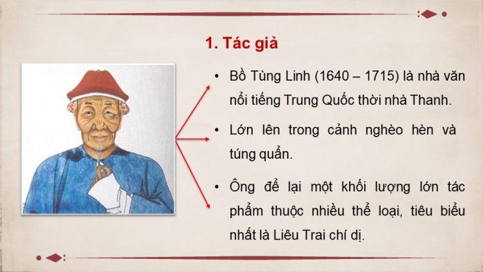 Giáo án PPT dạy thêm Ngữ văn 9 Kết nối bài 1: Dế chọi (Bồ Tùng Linh)