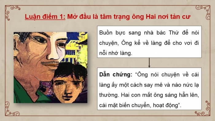 Giáo án PPT dạy thêm Ngữ văn 9 Cánh diều bài 10: Về truyện “Làng” của Kim Lân (Nguyễn Văn Long)