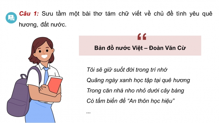 Giáo án PPT dạy thêm Ngữ văn 9 Chân trời bài 1: Làm một bài thơ tám chữ