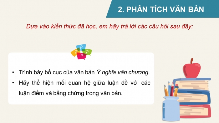 Giáo án PPT dạy thêm Ngữ văn 9 Chân trời bài 2: Ý nghĩa văn chương (Hoài Thanh)