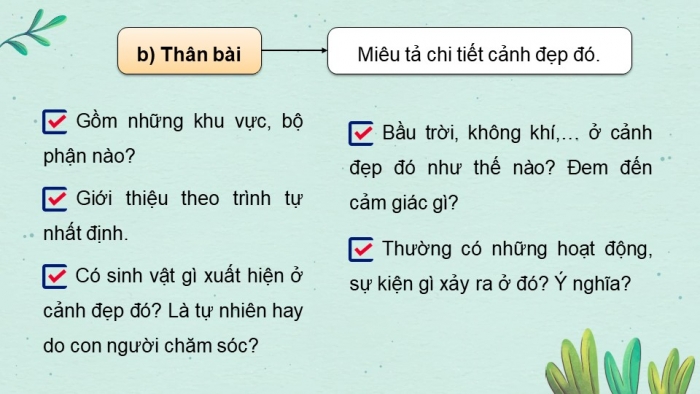 Giáo án PPT dạy thêm Tiếng Việt 5 chân trời bài 7: Bài đọc Bức tranh đồng quê. Luyện tập sử dụng từ điển. Trả bài văn tả phong cảnh (Bài viết số 2)