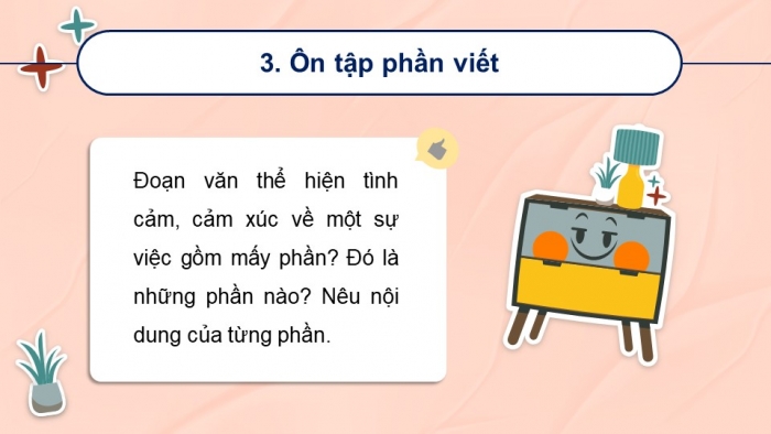 Giáo án PPT dạy thêm Tiếng Việt 5 Kết nối bài 9: Bài đọc Hội thổi cơm thi ở Đồng Vân. Luyện từ và câu Liên kết câu bằng cách lặp từ ngữ. Tìm hiểu cách viết đoạn văn thể hiện tình cảm, cảm xúc về một sự việc