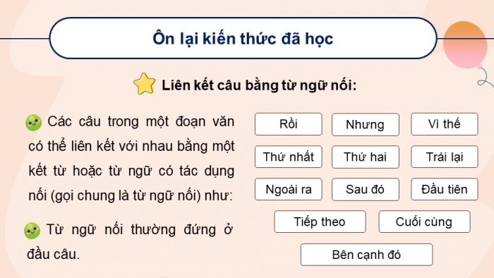 Giáo án PPT dạy thêm Tiếng Việt 5 Kết nối bài Ôn tập và Đánh giá giữa học kì II (Tiết 1)