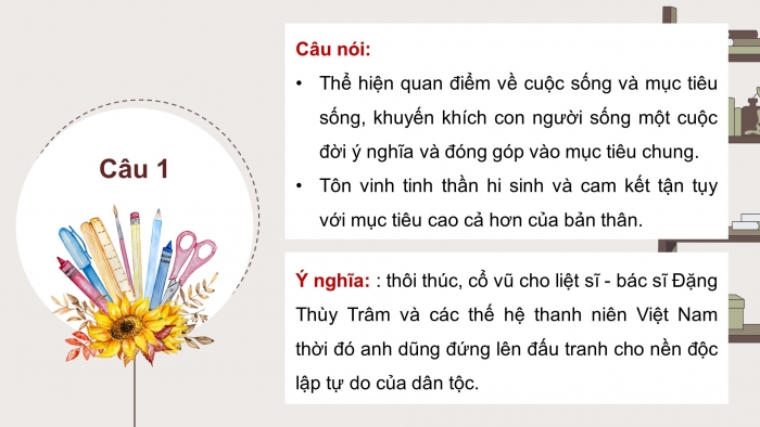 Giáo án điện tử Công dân 9 cánh diều Bài 1: Sống có lí tưởng