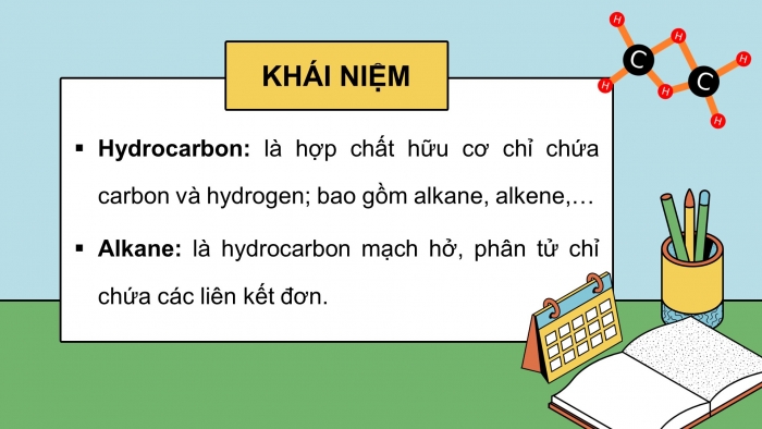 Giáo án điện tử KHTN 9 kết nối - Phân môn Hoá học Bài 23: Alkane