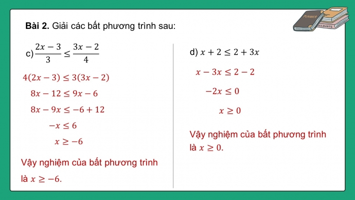 Giáo án PPT dạy thêm Toán 9 Cánh diều Bài tập cuối chương II