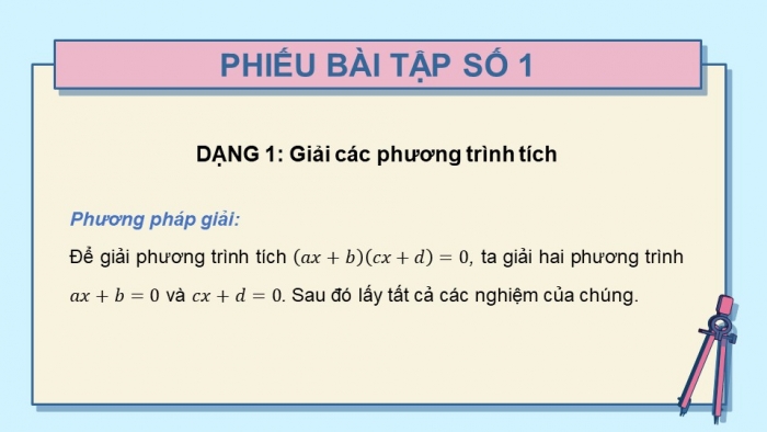 Giáo án PPT dạy thêm Toán 9 Kết nối bài 4: Phương trình quy về phương trình bậc nhất một ẩn