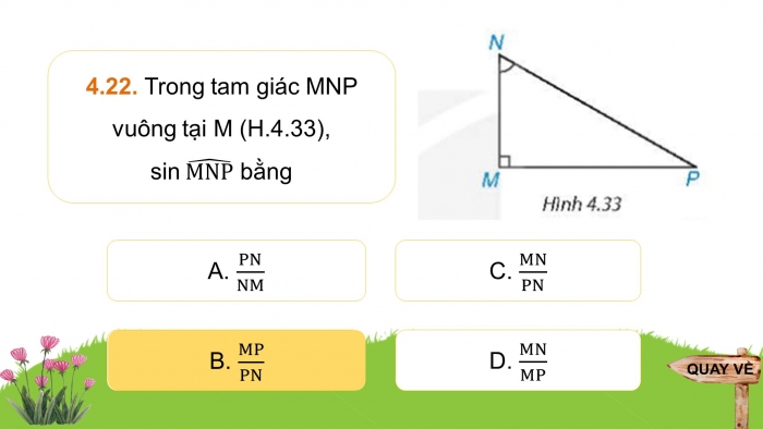 Giáo án điện tử Toán 9 kết nối Bài tập cuối chương IV