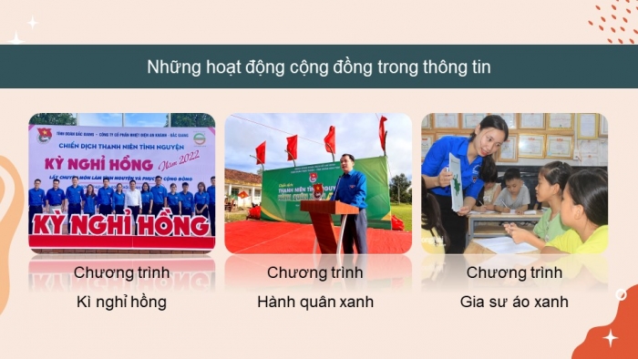 Giáo án điện tử Công dân 9 chân trời Bài 3: Tích cực tham gia các hoạt động cộng đồng