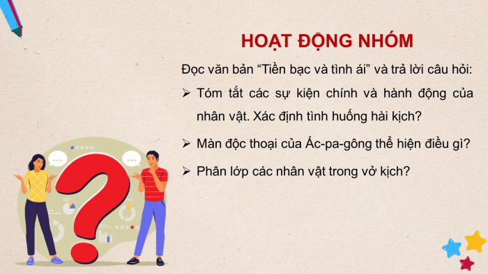 Giáo án PPT dạy thêm Ngữ văn 12 chân trời Bài 5: Tiền bạc và tình ái (Mô-li-e)