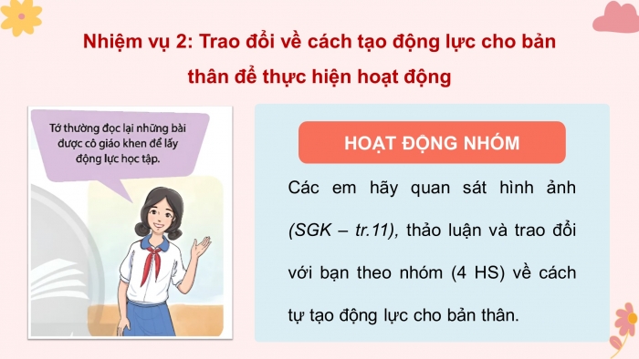 Giáo án điện tử Hoạt động trải nghiệm 9 chân trời bản 1 Chủ đề 1 Tuần 3