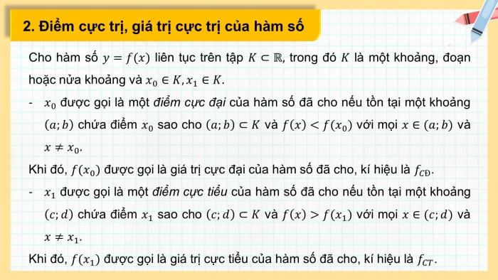 Giáo án PPT dạy thêm Toán 12 cánh diều Bài 1: Tính đơn điệu của hàm số