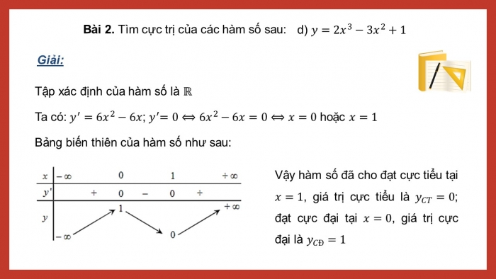 Giáo án PPT dạy thêm Toán 12 cánh diều Bài tập cuối chương I