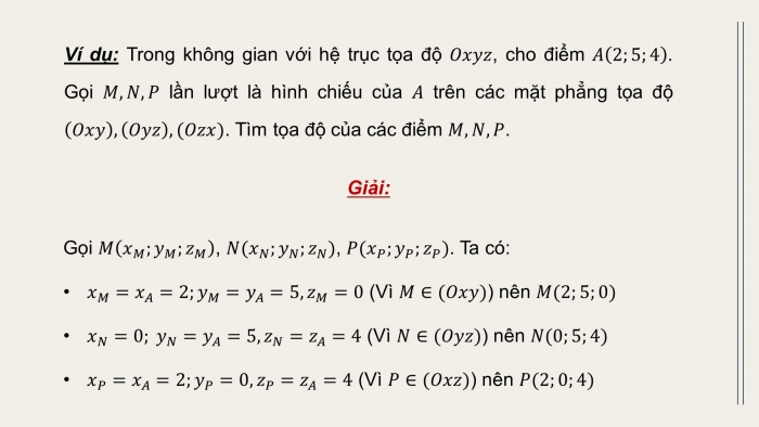 Giáo án PPT dạy thêm Toán 12 cánh diều Bài 2: Tọa độ của vectơ