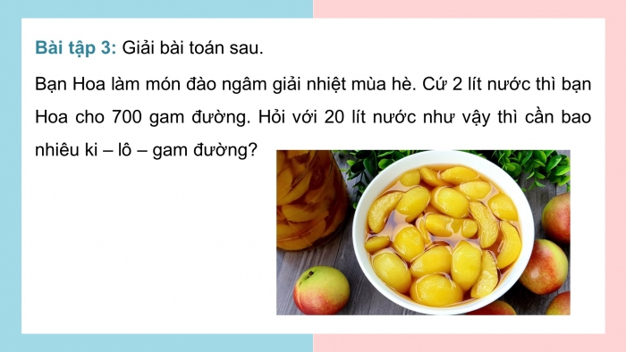 Giáo án PPT dạy thêm Toán 5 Cánh diều bài 10: Luyện tập