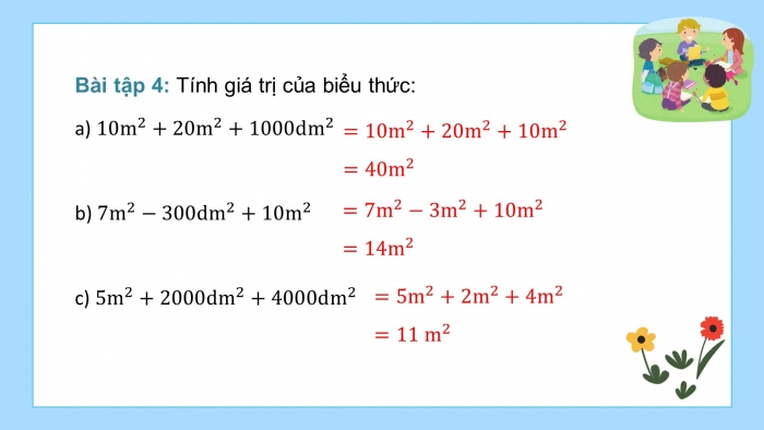 Giáo án PPT dạy thêm Toán 5 Cánh diều bài 20: Ôn tập về các đơn vị đo diện tích đã học