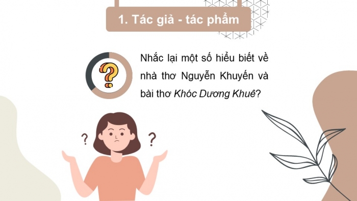 Giáo án PPT dạy thêm Ngữ văn 9 Cánh diều bài 1: Khóc Dương Khuê (Nguyễn Khuyến)