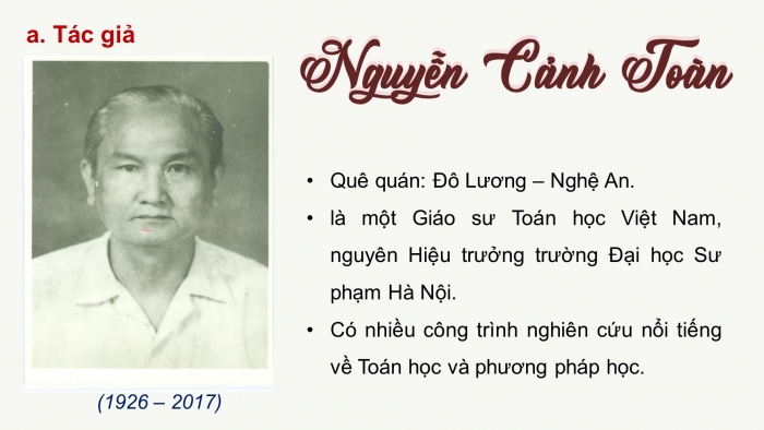 Giáo án PPT dạy thêm Ngữ văn 9 Cánh diều bài 5: Mục đích của việc học (Nguyễn Cảnh Toàn)