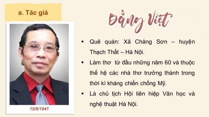 Giáo án PPT dạy thêm Ngữ văn 9 Chân trời bài 1: Bếp lửa (Bằng Việt)