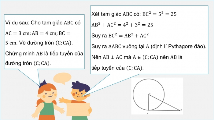 Giáo án PPT dạy thêm Toán 9 Chân trời bài 2: Tiếp tuyến của đường tròn