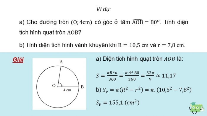 Giáo án PPT dạy thêm Toán 9 Kết nối bài 15: Độ dài của cung tròn. Diện tích hình quạt tròn và hình vành khuyên