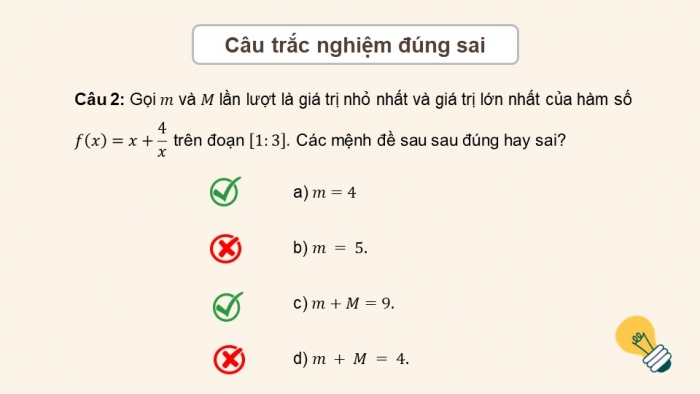 Giáo án điện tử Toán 12 cánh diều Bài tập cuối chương I