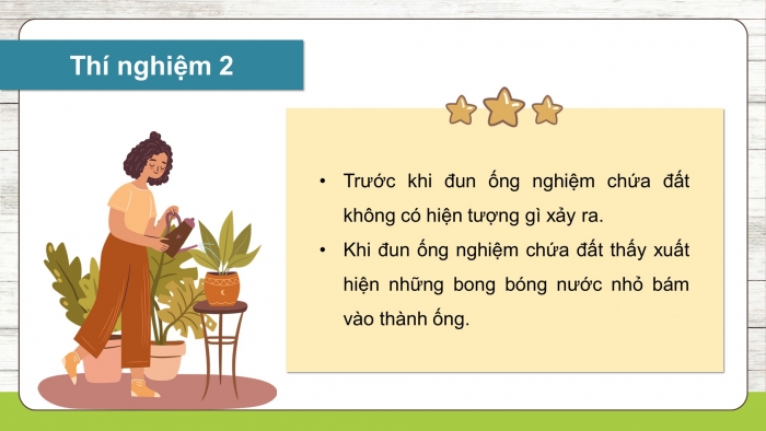 Giáo án điện tử Khoa học 5 kết nối Bài 1: Thành phần và vai trò của đất đối với cây trồng