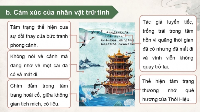 Giáo án PPT dạy thêm Ngữ văn 12 chân trời Bài 1: Hoàng Hạc lâu (Thôi Hiệu)