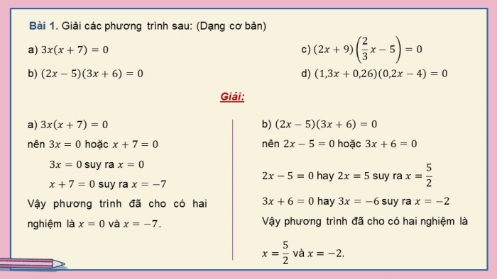 Giáo án PPT dạy thêm Toán 9 Kết nối bài 4: Phương trình quy về phương trình bậc nhất một ẩn