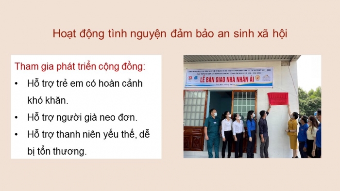 Giáo án điện tử Công dân 9 kết nối Bài 3: Tích cực tham gia các hoạt động cộng đồng