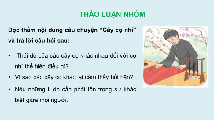 Giáo án điện tử Đạo đức 5 kết nối Bài 2: Tôn trọng sự khác biệt của người khác