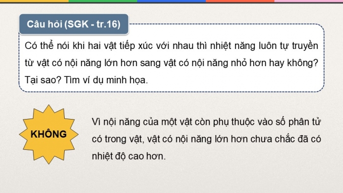 Giáo án điện tử Vật lí 12 kết nối Bài 3: Nhiệt độ. Thang nhiệt độ – nhiệt kế