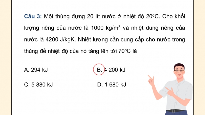 Giáo án điện tử Vật lí 12 kết nối Bài 4: Nhiệt dung riêng