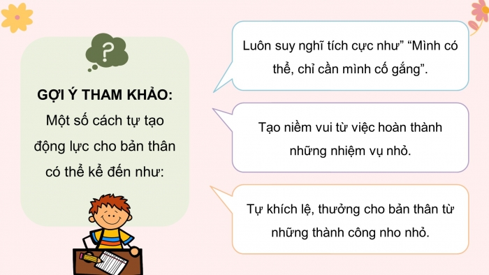 Giáo án điện tử Hoạt động trải nghiệm 9 chân trời bản 1 Chủ đề 1 Tuần 3