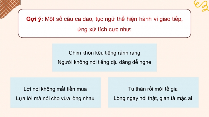 Giáo án điện tử Hoạt động trải nghiệm 9 chân trời bản 1 Chủ đề 2 Tuần 8