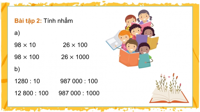 Giáo án PPT dạy thêm Toán 5 Cánh diều bài 2: Ôn tập về các phép tính với số tự nhiên