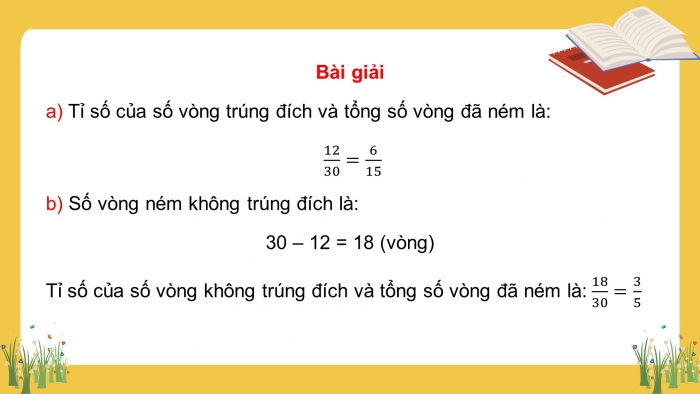 Giáo án PPT dạy thêm Toán 5 Cánh diều bài 6: Giới thiệu về tỉ số