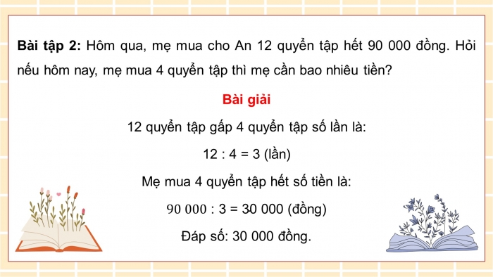 Giáo án PPT dạy thêm Toán 5 Cánh diều bài 9: Bài toán liên quan đến quan hệ phụ thuộc