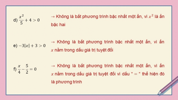 Giáo án PPT dạy thêm Toán 9 Chân trời bài 2: Bất phương trình bậc nhất một ẩn