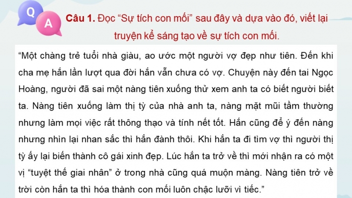 Giáo án PPT dạy thêm Ngữ văn 9 Kết nối bài 6: Viết truyện kể sáng tạo