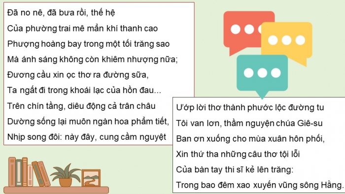 Giáo án PPT dạy thêm Ngữ văn 9 Kết nối bài 7: Tập làm một bài thơ tám chữ