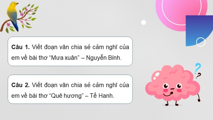 Giáo án PPT dạy thêm Ngữ văn 9 Kết nối bài 7: Viết đoạn văn ghi lại cảm nghĩ về một bài thơ tám chữ