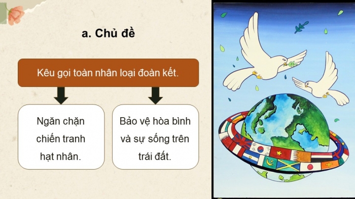 Giáo án PPT dạy thêm Ngữ văn 9 Kết nối bài 8: Đấu tranh cho một thế giới hòa bình (trích, Ga-bri-en Gác-xi-a Mác-két)