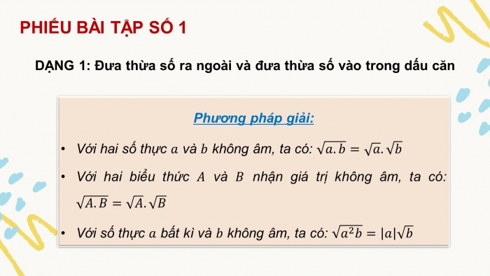 Giáo án PPT dạy thêm Toán 9 Kết nối bài 9: Biến đổi đơn giản và rút gọn biểu thức chứa căn thức bậc hai