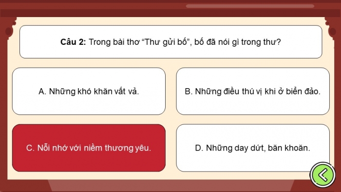 Giáo án PPT dạy thêm Tiếng Việt 5 Kết nối bài 6: Bài đọc Thư của bố. Viết bài văn tả người (Bài viết số 1)