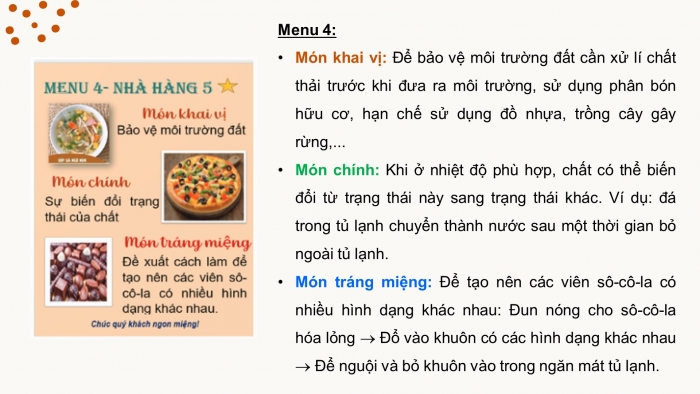 Giáo án điện tử Khoa học 5 kết nối Bài 6: Ôn tập chủ đề Chất