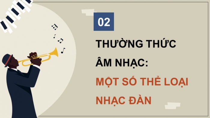 Giáo án điện tử Âm nhạc 9 cánh diều Bài 1 Tiết 2: Ôn tập bài hát Tuổi mười lăm, Một số thể loại nhạc đàn, Trải nghiệm và khám phá Chia sẻ thông tin và cảm nhận về một tác phẩm nhạc đàn